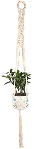 Hanging Planter – HUMUTU Macrame Plant Hanger for Indoor Plants, Large Hanging Plant Holder Bohemian décor for Home and Balcony 45 Inch