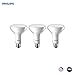 Philips LED Dimmable BR30 Light Bulb: 650-Lumen, 5000-Kelvin, 11-Watt (65-Watt Equivalent), E26 Base, Frosted, Daylight, 3-Pack