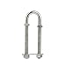 Amarine-made Stainless Steel Marine Boat Stern Bow Eye Tie Down U Bolt (1/2-Inch and 3/8-Inch Optional) (Silver, 3/8