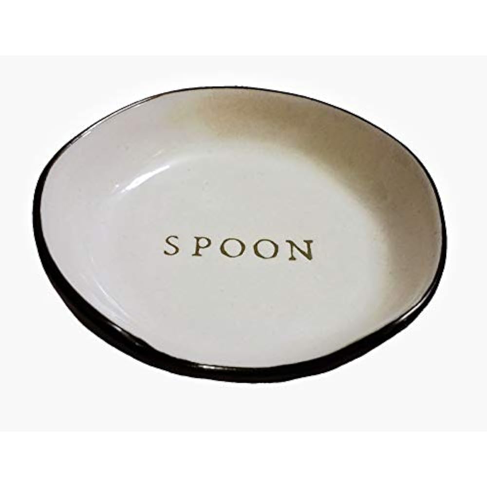 Hearth Hand Magnolia Stoneware Spoon Rest Cream/Black Joanna Gaines