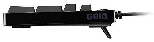 Logitech G810 Orion Spectrum RGB Mechanical Gaming Keyboard – Easy-Access Media Control, Backlit Multicolor LED, Romer-G Mechanical Key Switches