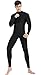 speerise Mens Spandex Bodysuit Long Sleeve Unitard Zipper Dance Leotard Bodysuit for Men Costume