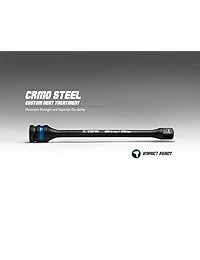 Capri Tools, 30083. Conjunto de barras extensoras limitadoras de torque (5 unidades), de 65 a 140 pies, libras, de 1 2 pulgada Disco