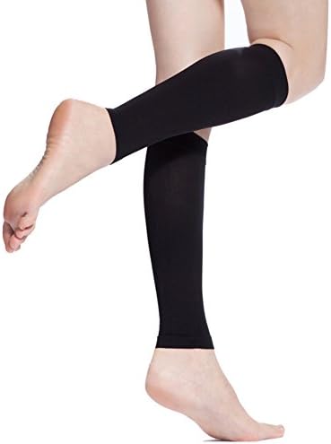 Calf Compression Sleeve Varicose socks Skinny Leg Slimming Shaper Sports Running Recovery Calf Shin Splint Support 20-30mmHg 1 Pair