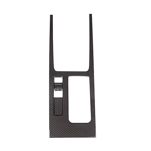 ABS Plastic Center Console Cup Holdler Panel Cover Trim for Jaguar F-PACE XEL XFL LHD Left Hand Drive Carbon Fiber Style - Thumbnail 2