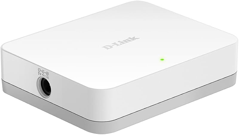 GO-SW-5G Switch 5 Porte Gigabit, Serie Dlinkgo, Bianco