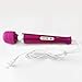 10 Speeds Wired Powerful Handheld Wand Massager with Strong Vibration, Personal Therapy Massager for Sports Recovery, Muscle Aches, Body Pain (Purple)