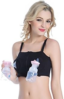 Lyfree Hands Free Breastpump Bra (M, Black)