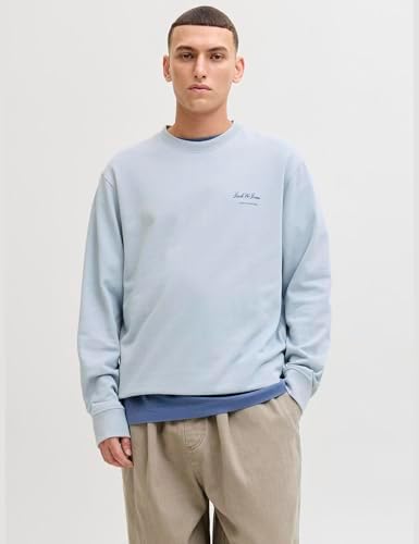 Jjearchive Graphic Sweat Crew Neck Noos, Celestial Blu, M