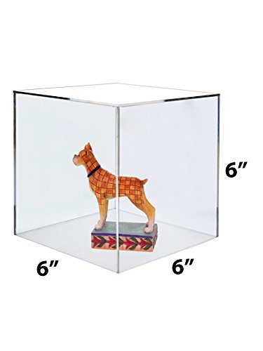 Clear Solutions 8711 Acrylic 6" 5-Sided Cube
