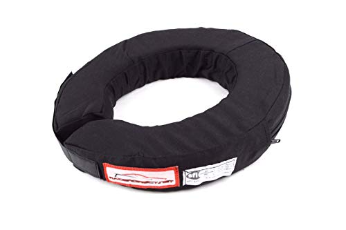 RACERDIRECT Adult Racing Helmet Neck Brace Support Collar Black 360 Circle Neck Brace SFI 3.3 Certified Black
