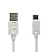 USB Type C (USB-C) to USB 3.0 Type A Charge and Sync Connector Cable for Google, Pixel, XL, LG V20, G6, HTC 11, Samsung Galaxy S8, A5, A7(2017), SONY XZ, Moto Z and Type-C Phones (White)