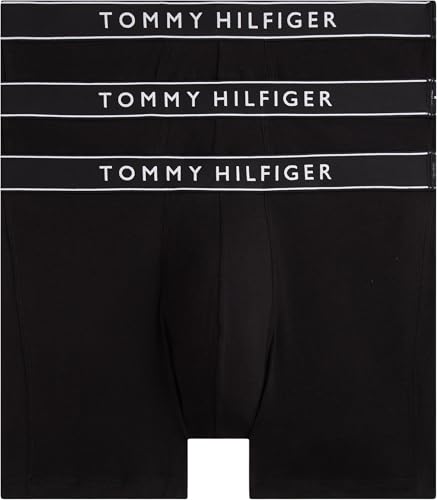 Uomo Slip Boxer Confezione da 3 in Cotone Elasticizzato, Nero (Blk/Blk/Blk), L