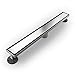 Neodrain 24-Inch Linear Shower Drain- with 2-in-1 Flat & Tile Insert Cover, Brushed 304 Stainless Steel Rectangle Shower Floor Drain,Floor Shower Drain