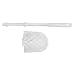 Top-spring White Soft Bristle Long Handle Eco Plastic Toilet Brush Cleaner (4 Pack)