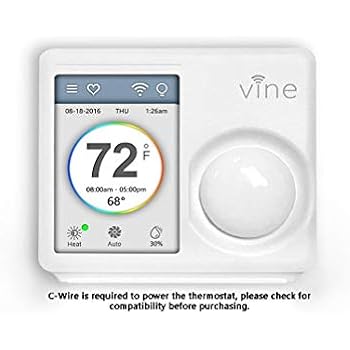 Vine WiFi 7day&8period Programmable Smart Thermostat - 2nd Gen