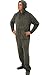 Alexander Del Rossa Mens Fleece Onesie, Hooded Footed Jumpsuit Pajamas