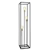 Vloerlamp staande lamp 140x30x30 cm Groningen 3xE27 zwart