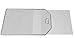 Clear Vinyl Luggage Tags with Loops & Name Cards (Set of 5)