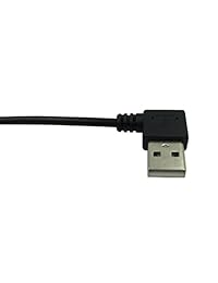 cerrxian 9 inch ángulo derecho & ángulo izquierdo Mini USB Cable Combo Mini USB macho a USB tipo A 2.0 Ángulo Recto Masculino de sincronización de datos y cable de carga (2-Pack)