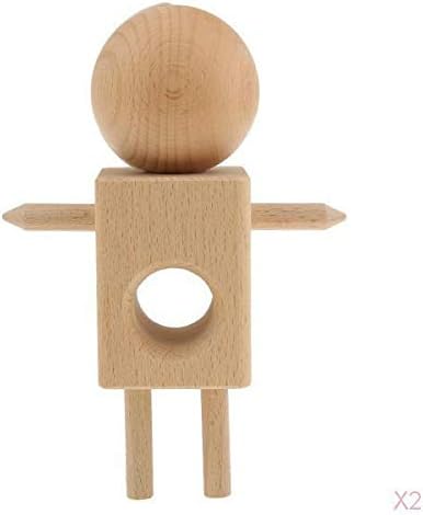 Amazon ロボットの形けん玉 木製 玩具 スポーツゲーム けん玉 おもちゃ