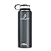 Vacuum Insulated Stainless Steel Water Bottle Wide Mouth 40 oz Double Wall Hours of Hot & Cold Liquids by Cocoon