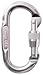 Omega Pacific Locking Climbing Carabiner, Oval, Screw Locking, Bright, Rock Climbing Gear and Equipment, Safety, Rescue, Industrial, and Arborist Uses
