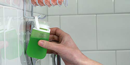 humangear Gotoob+ Silicone Travel Bottle with Locking Cap, 3-Pack, Large (3.4oz), Clear/Green/Blue - Thumbnail 7