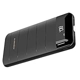 Power Bank X-DRAGON 20100mAh Portable Charger High Capacity External Battery Pack (Dual 5V2.4A Outputs & 2A Input) with Digital LCD Display Flashlight for iPhone 8/7,iPhone X,iPad, Galaxy,Tablets