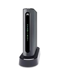 MOTOROLA MT7711 24X8   Módem enrutador de cable con dos puertos para teléfono, DOCSIS 3.0, y router Gigabit WiFi de doble banda AC1900 para Comcast XFINITY Internet y Voice