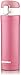 Insulated Stainless Steel Vacuum Flask Travel Mug, Leak Proof Beverage 16 Oz Water Bottle, Pink