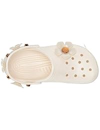 Crocs - Zuecos metálicos clásicos para mujer