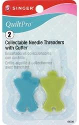 Bulk Buy: Singer Sewing (3-Pack) QuiltPro Collectable Needle Threaders W/Cutter 2/Pkg 04330