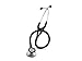 3M Littmann Cardiology III Stethoscope, Black Tube, 27 inch, 3128