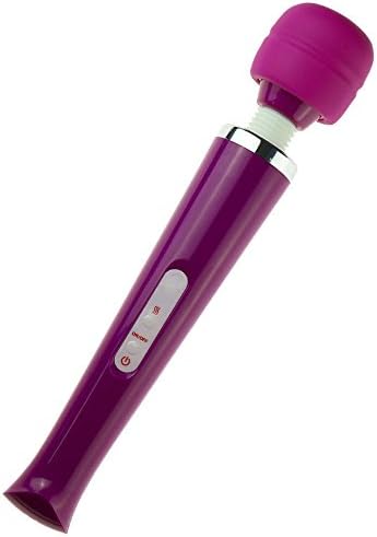 Handheld Wand Magic Massager Therapy 10X Multi-speed Strong Vibration USB Rechargeable Purple