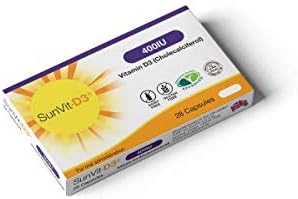 SunVit-D3 Vitamin D 400 IU Capsules - D3 Vitamin Cholecalciferol 28 Daily Vitamin D Capsules, Non, 1 count (Pack of 28) - Image 4