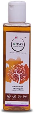 RM Herbals Vedas Jathikai Tailam (Nutmeg Oil)