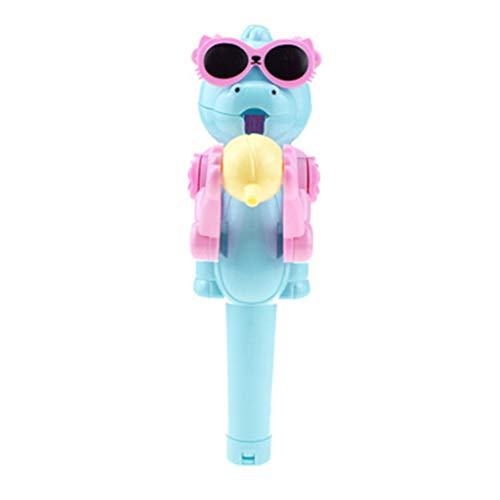 DDLmax Creative Lollipops Artifact Funny Eating Lollipop Robot Holder Stand Gifts Toy