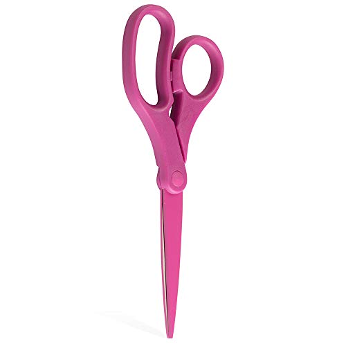 image for JAM PAPER Multi-Purpose Precision Scissors - 8 Inch - Fuchsia Pink - E