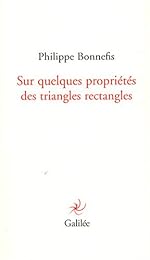 Sur quelques propriétés des triangles rectangles