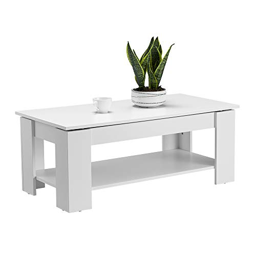 EROMMY Lift Top Coffee Table, 40'' Rustic Coffee Table Lift Tabletop