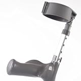 NRS Healthcare Double Adjustable Crutches with Comfy Handle Long Pair view 2