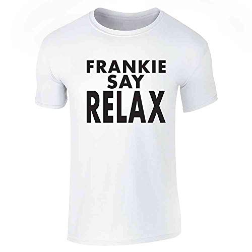 Pop Threads Frankie Say Relax Classic 80s Retro Vintage Graphic Tee T-Shirt for Men
