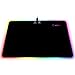 NPET MP001 RGB Gaming Mouse Pad Lighting Hard Mouse Mat 9 Colorful Light Adjustable Mouse Mat for PC/Laptop/Desktop/Computer