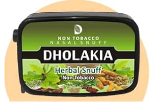 COREFYCO DIRECT DHOLAKIA Herbal Snuff Tobacco Free- Nicotine And Tobacco Free Snuff- Nasal Snuff