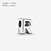 Pandora Letter R Alphabet Charm - Compatible Moments Bracelets - Jewelry for Women - Gift for Women in Your Life - Made with Sterling Silver
