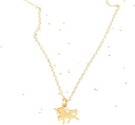 Unicorn Necklace, Charm Necklace for Girls, Dainty Jewelry, Unicorn Jewelry, Small Pendant Necklace, Mystic Jewelry, Gold Chain