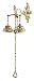 Antique Style Shopkeepers Triple Bell ~ Brass Store Doorbell primary