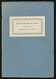 The Handicrafts of France As Recorded in the Description des Arts et Metiers, 1761-1788, Cole, Arthur H. and Watts, George B., 0678099030
