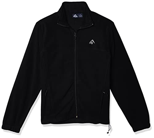 Kanu Surf Men's Canyon Fleece Jacket, Black, Medium